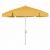 FiberBuilt 7.5ft Hexagon Yellow Garden Umbrella with White Frame FB7GCRW