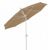 FiberBuilt 9ft Octagon Beige Patio Tilt Umbrella with White Frame FB9HCRW-T-BEIGE #2