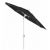 FiberBuilt 9ft Octagon Black Market Tilt Umbrella with White Frame FB9MCRW-T-8601 #3
