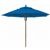 FiberBuilt 9ft Octagon Pacific Blue Market Umbrella with Champagne Bronze Frame FB9MPPCB