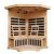 Hemlock Sante Fe 3 Person FAR Infrared Corner Sauna with Carbon Heaters SA2412DX #2