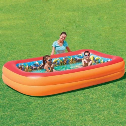 Splash & Play 3D Interactive Adventure Rectangular Inflatable Pool NT5052