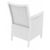 California Wickerlook Resin Patio Chair White ISP806-WH #3