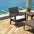 Miami Wickerlook Resin Patio Club Chair Brown with Cushion ISP850-BR #5