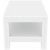 Monaco Wickerlook Resin Patio Lounge Table White ISP838-WH #2