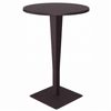 Riva Wickerlook Resin Round Bar Table Brown 28 inch. ISP886