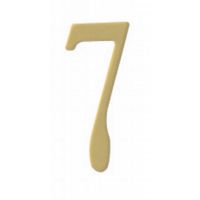 Special Lite 2" Brass Self Adhesive Address Number. Number: 7 BR2-7
