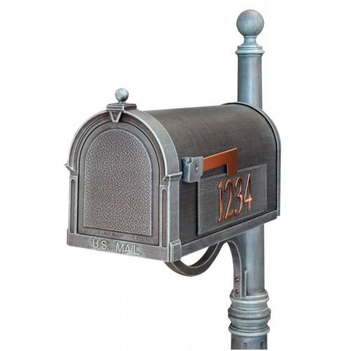 Special Lite SCB-1015-MP-VG Berkshire Curbside Mailbox with Side Numbers SCB-1015-MP-VG