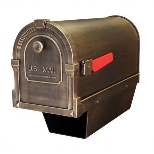 Special Lite SCS-2014-BRZ Savannah Curbside Mailbox With Paper Tube SCS-2014-BRZ