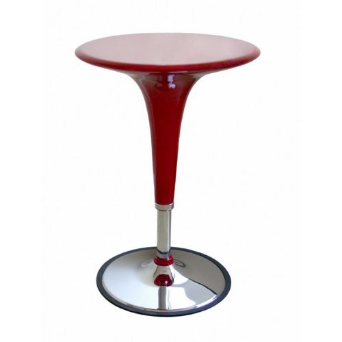 Nu Round Adjustable Height Table Red BX-B911-RD