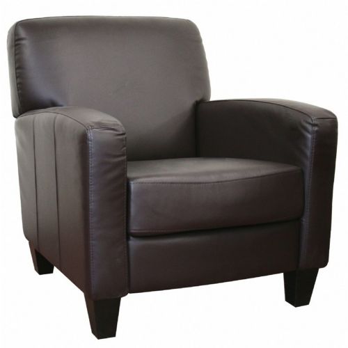 Stacie Brown Leather Modern Club Chair BX-A-150-206