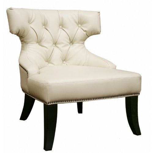 Taft Leather Club Chair Off-White BX-A-172-017