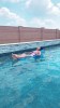 Customer Photo #1 - Folding Baja II Pool Float Lounge - Marina Blue SS65701-28