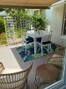 Customer Photo #1 - Ares Resin Outdoor Dining Table 31 inch Square White ISP164-WHI