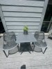 Customer Photo #3 - Air Outdoor Dining Chair Black ISP014-BLA
