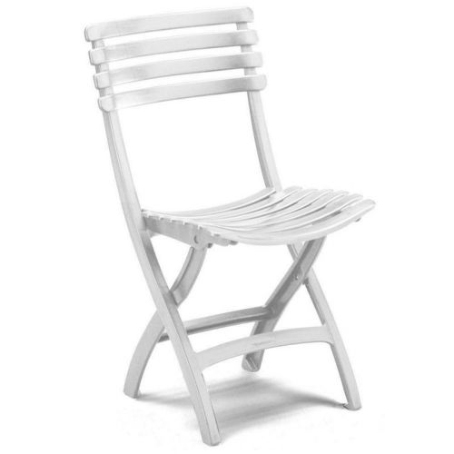 White Folding Outdoor Bistro Chair M.42.026