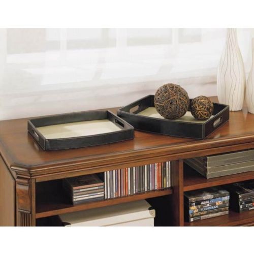 Organize it All Natural Jute Serving Tray - Set of 2 28671