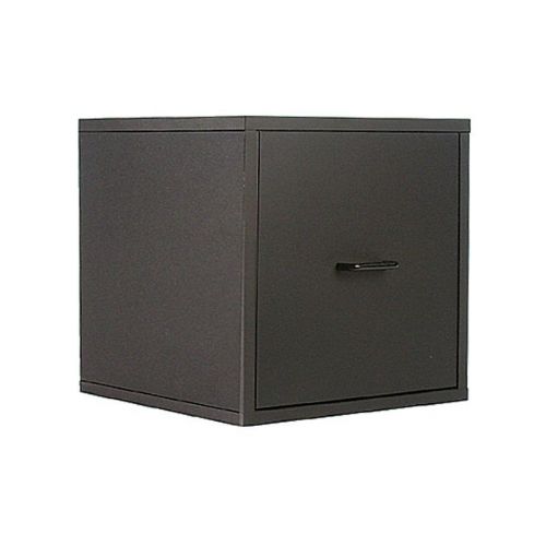 Organize it All Storage Single Drawer Cube Black 84617