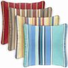 Pillow Cover Square Zippered Welted 15x15 Stripes CPC15P