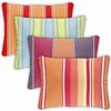 Rectangle Outdoor Pillow 22x14 Stripes CD2214P