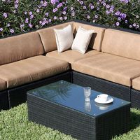 Outdoor sectional patio furniture
