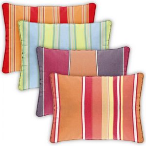 Rectangle Outdoor Pillow 22x14 Stripes CD2214P