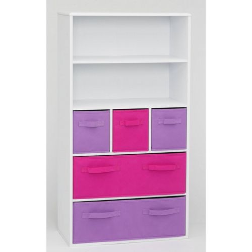 4D Concepts Girls Storage Bookcase - White 4DC-12455