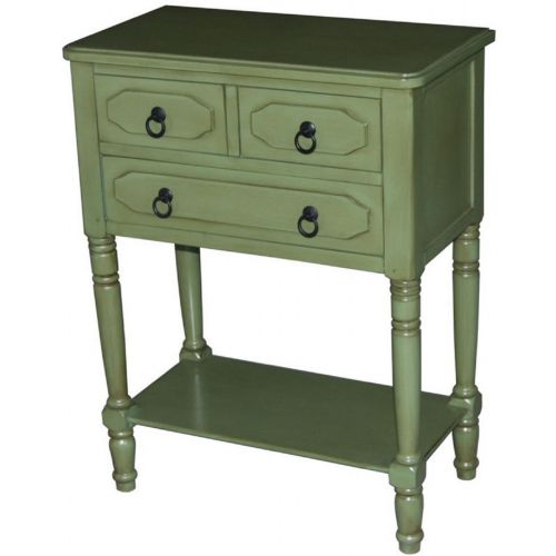 4D Concepts Simplicity 3 Drawer Chest - Green 4DC-550397