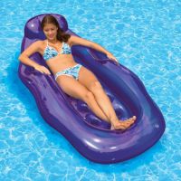 Riviera Wet-Dry Inflatable Sunlounge - Purple PM83370