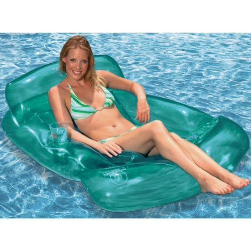 Float Lounge Azure Inflatable PM85685-GREEN