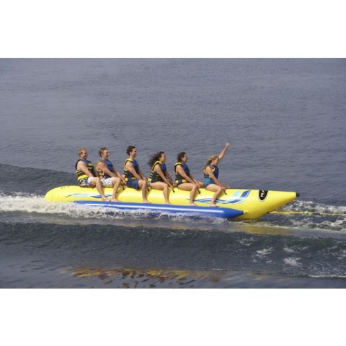 Waterboggan 6 Six Rider Towable Banana Tube RS03600
