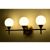 Aeneas 17" 3-Light Indoor Matte Black and Brass Finish Wall Sconce 3003-3W #3
