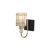 Aitana 5" 1-Light Indoor Brass Finish Wall Sconce 3001-1W #4