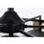 Brixton 26" 6-Light Indoor Matte Black and gold Finish Ceiling Fan DW01W38IB #5