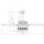 Cadella 52" 2-Light Indoor Chrome Finish Ceiling Fan AL02P01CH #7