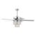 Caderina 52" 4-Light Indoor Chrome Finish Ceiling Fan AL03P01CH #3