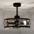 Cornelia 24" 5-Light Indoor Matte Black Finish Ceiling Fan DL01P43IB #3