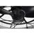 Daciana 28" 1-Light Indoor Matte Black Finish Ceiling Fan DL05P01MB #6