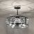 Dalya 24.8" 6-Light Indoor Chrome Finish Ceiling Fan DL01P04CH #3