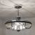 Davina 24.2" 6-Light Indoor Chrome Finish Ceiling Fan DL03P38IC #3