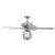 Dazy 48" 3-Light Indoor Chrome Finish Ceiling Fan CFL-8497REMO-CH #3