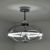 Elisabeta 24" 1-Light Indoor Chrome Finish Ceiling Fan DL02P06CH #3
