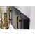 Gambit 22" 3-Light Indoor Matte Black and Brass Finish Wall Sconce 3001-3W #5