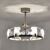 Luciala 28" 6-Light Indoor Satin Silver Finish Ceiling Fan DL01P13SN #3