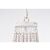 Samsa 16" 4-Light Indoor Weathered White and Matte Gold Finish Chandelier PD031-4WH #5