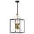 Snowgaze 12" 9-Light Indoor Matte Black and Gold Finish Chandelier FD10023-9KB #3