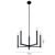 Tayon 24" 5-Light Indoor Satin Black Finish Chandelier WTY1141 #3