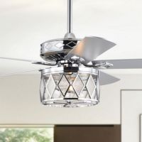 Cadella 52" 2-Light Indoor Chrome Finish Ceiling Fan AL02P01CH