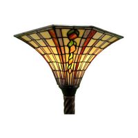 Mission Tiffany Style Golden Amber Torchiere 113-BB75B