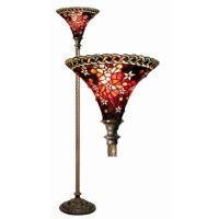 Tiffany Style Vintage Star Torchiere PS228-BB75B